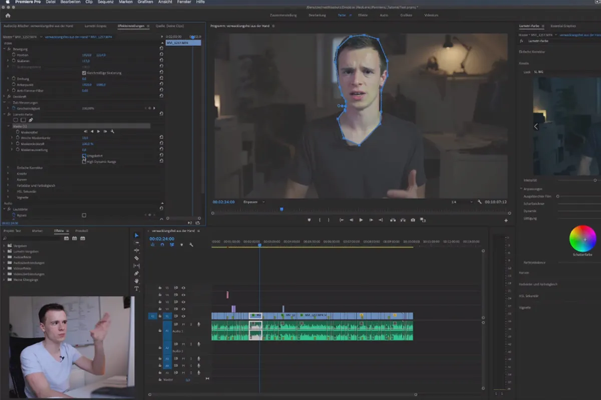 Premiere Pro CC-zelfstudie: 4.11 | Maskers
