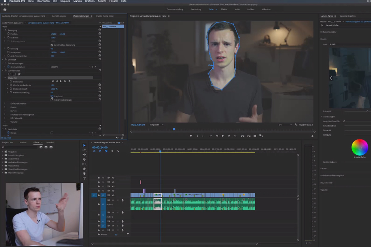 Premiere Pro CC Kılavuzu: 4.11 | Maskeler