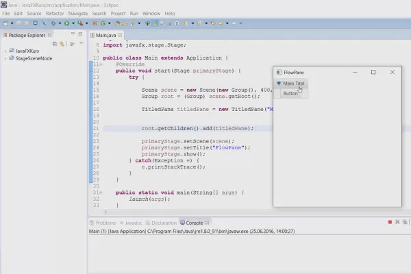 JavaFX for GUI-utvikling - 33 TitledPane