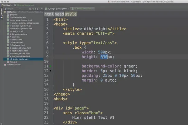 Základy HTML, CSS a JavaScript - Nastavit šířku a výšku na 33.