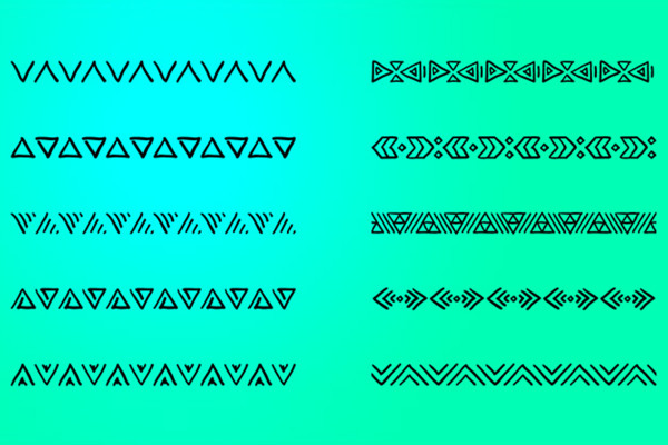 Pinceles para Affinity Designer: 01 | Formas triangulares