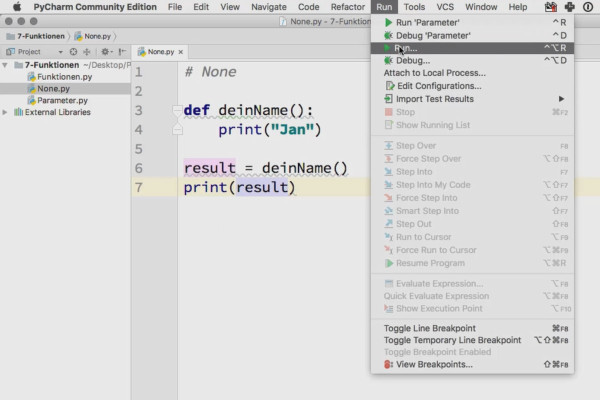 Programación con Python - 7.3 El valor especial None