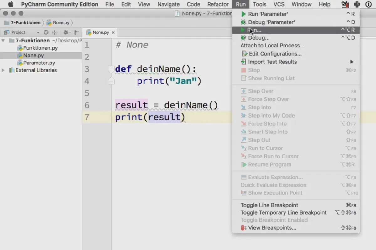 Mengkode dengan Python - 7.3 Nilai Khusus None