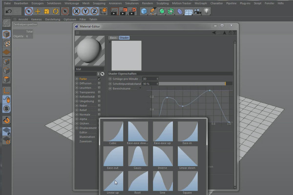 Cinema 4D MoGraph for begyndere - 4.4 Shader Beat