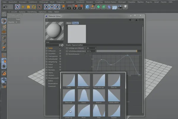 Cinema 4D MoGraph für Einsteiger – 4.4 Shader Beat