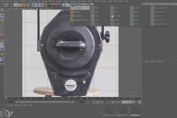 Cinema 4D für Einsteiger – 3D-Praxis: 6.1 Spline legen