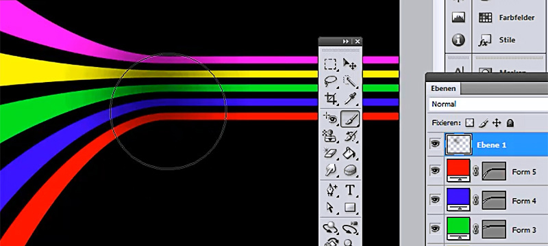 Effet de rayures pour dépliants et fonds d'écran