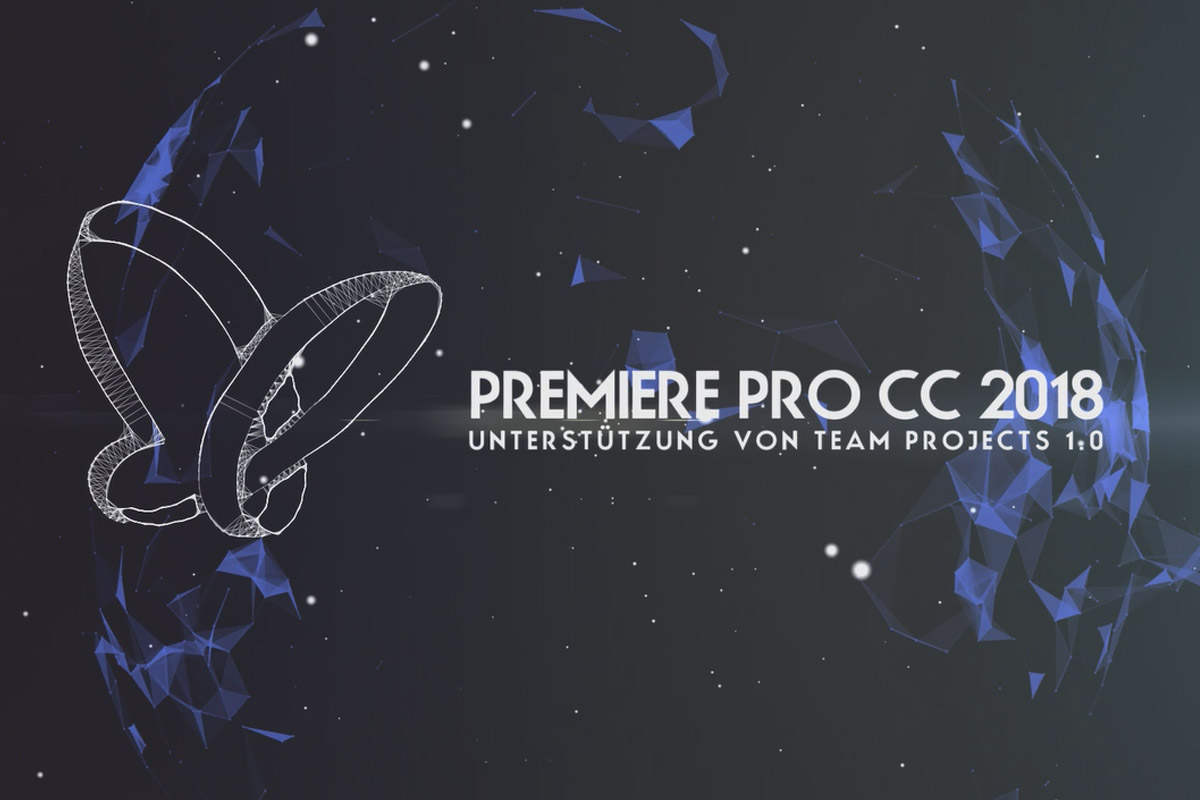 Nytt i Creative Cloud: Premiere Pro CC 2018 (oktober 2017) - Stöd för Team Projects 1.0