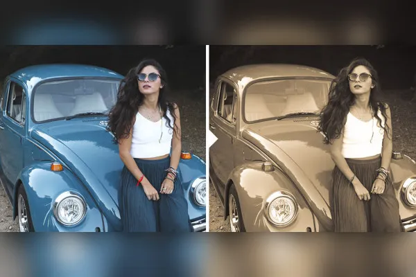Eelseadistatud vintage- ja retrostiilis (Lightroom, Camera Raw) paigutus: 32 | Duplex Brown