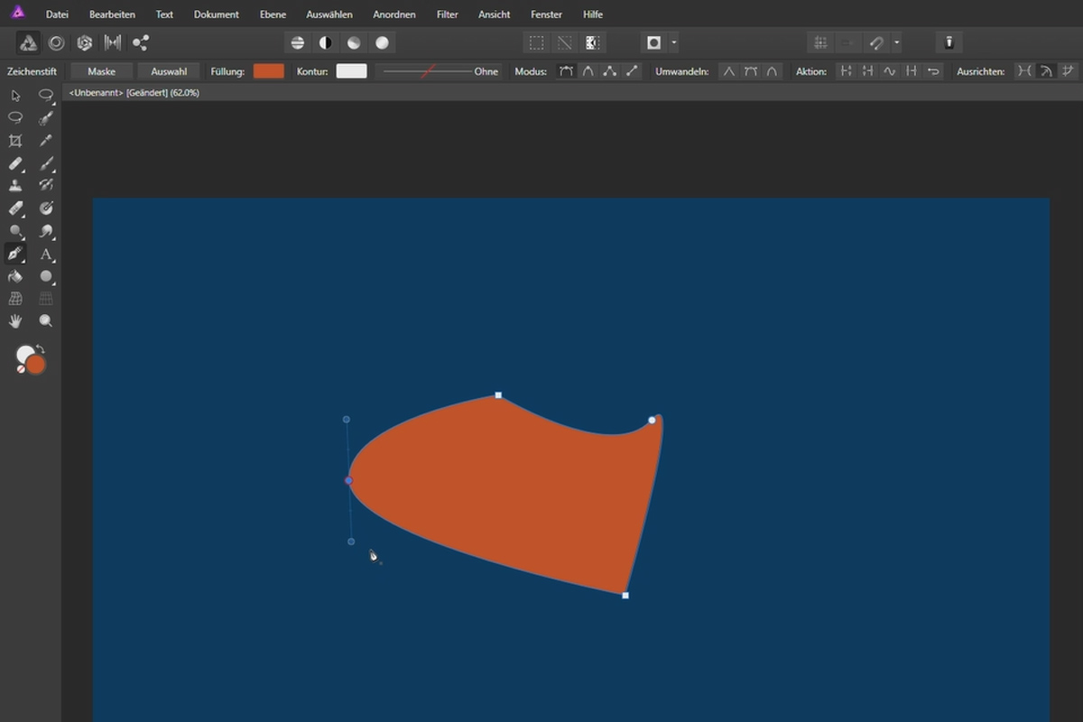 Affinity Photo-opplæring - Grunnleggende: 3.14 | Penntverktøy
