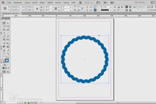 Patarimai ir gudrybės Adobe InDesign programai: išlaikyti ribų storį netgi su banguota forma.