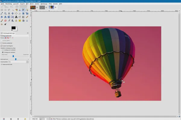 Bildbearbeitung mit GIMP: das Tutorial für Einsteiger – 33 Auswahlwerkzeuge II – feine Auswahl
