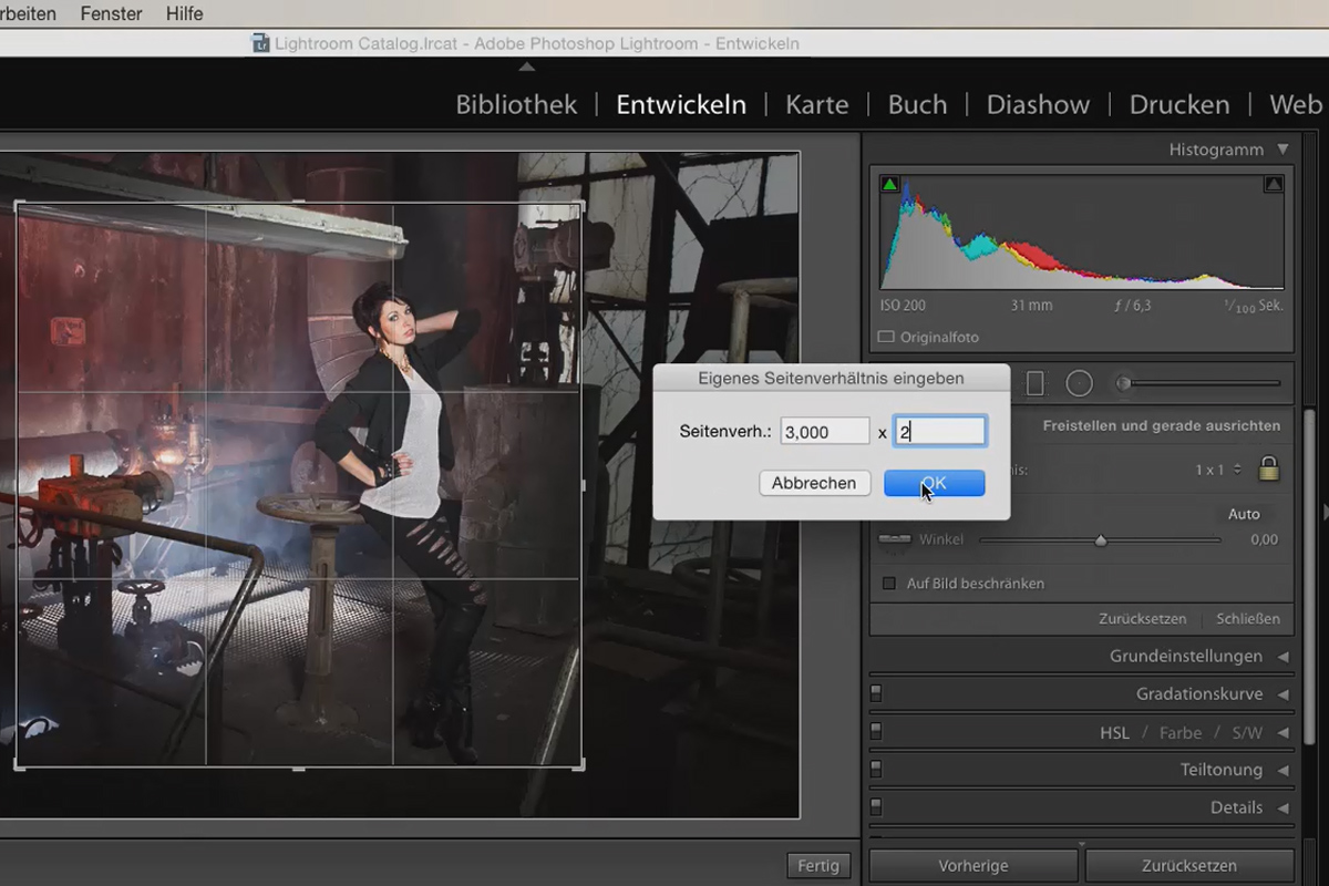 Lightroom para principiantes y expertos: 06 - Herramientas de retoque - 6.2 - Relación de aspecto