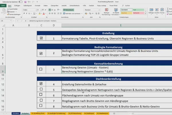 Pivot-Tabellen in Excel: 5.4 | Kennzahlenberechnung in Excel über Pivot-Tabelle