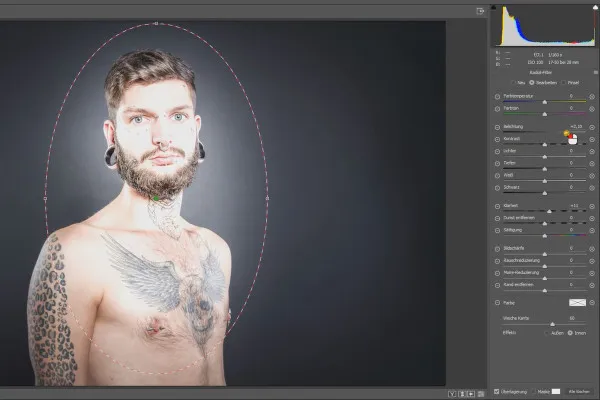 Frequenztrennung in Photoshop – 34 Look & Blick lenken