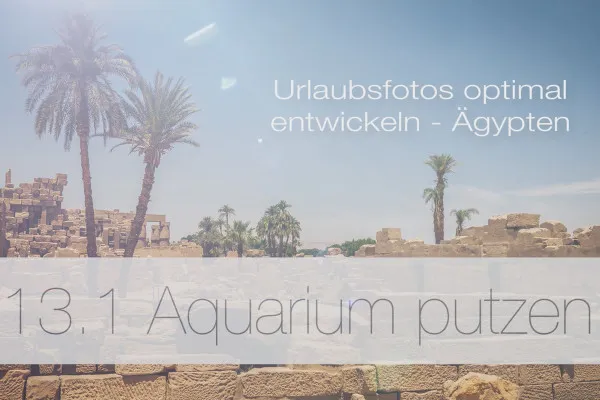 Urlaubsfotos optimal entwickeln – 13 Aquarium