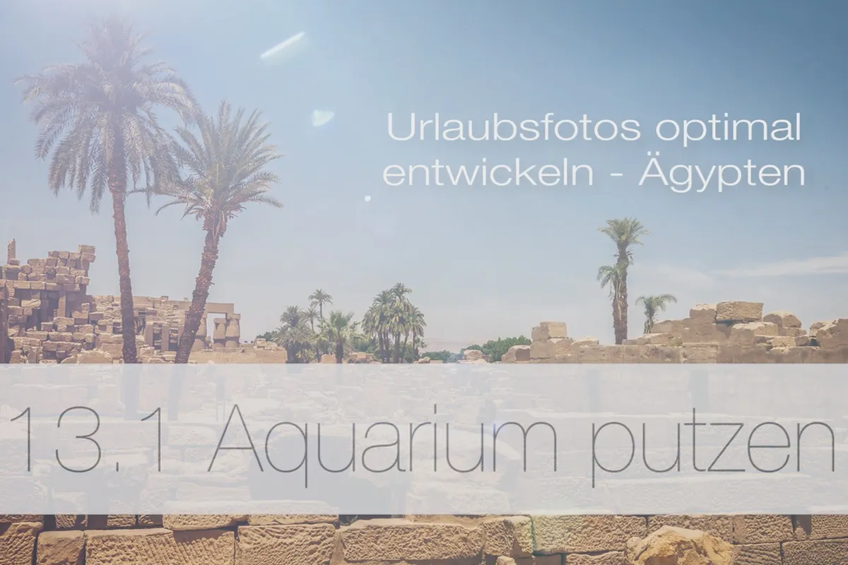 Urlaubsfotos optimal entwickeln – 13 Aquarium