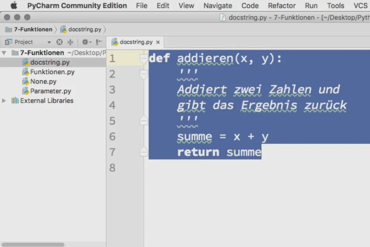 Mengode dengan Python - 7.4 Docstrings