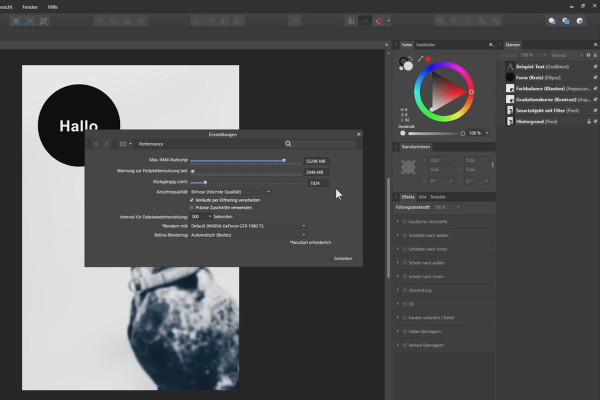 Affinity Designer Tutorial - Basics: 1.2 | Preferences