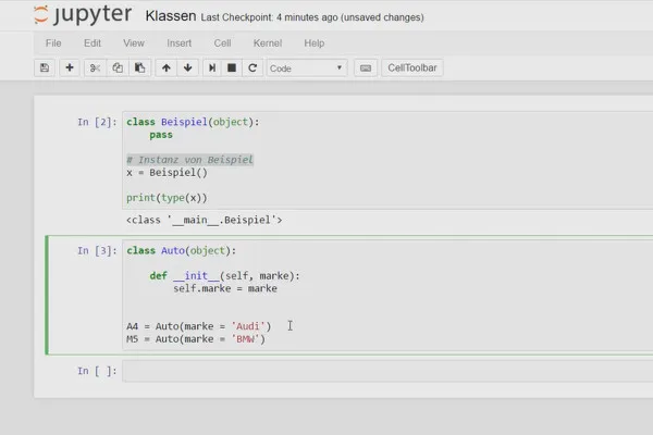 Python-Programmierung für Einsteiger – 34 Klassen