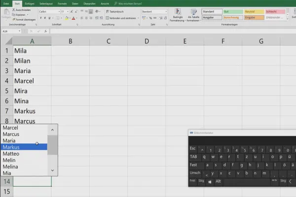 Tutorial Excel: Pivot, diagram, dan desain tabel untuk penyajian data yang jelas - 5.1 Pemilihan Rahasia