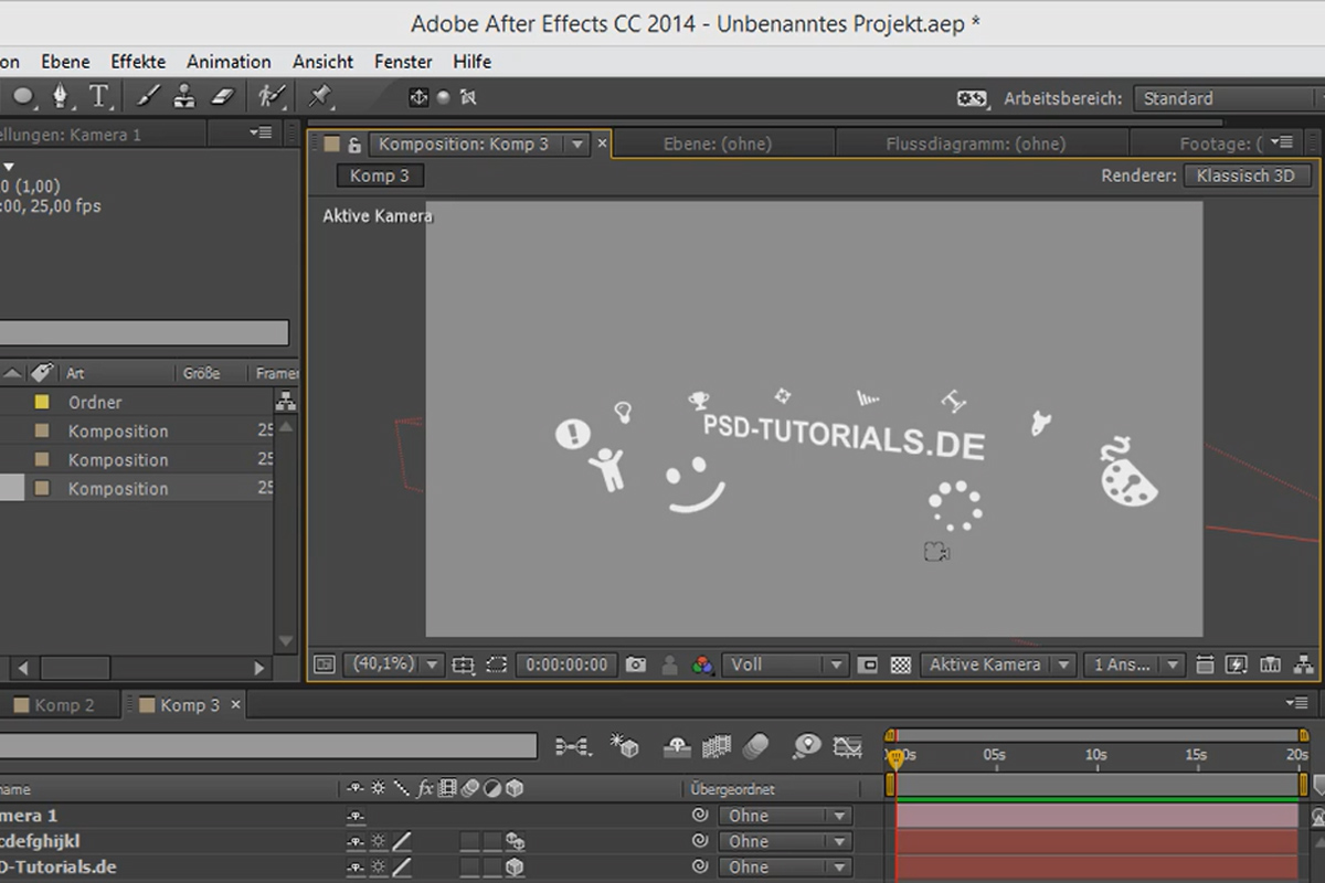 Tips och tricks för 3D i After Effects: Justera till kameran