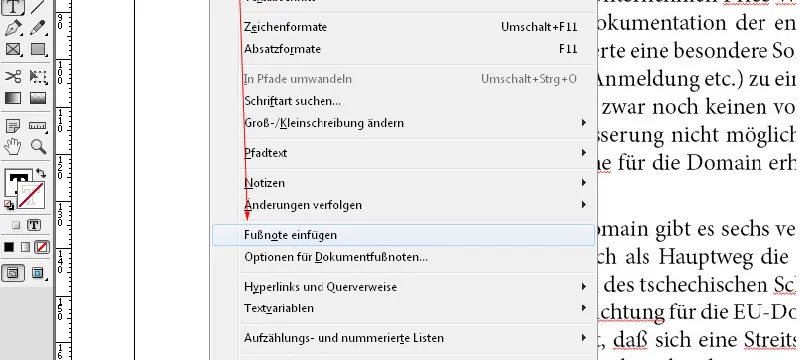 "InDesign" išnašos