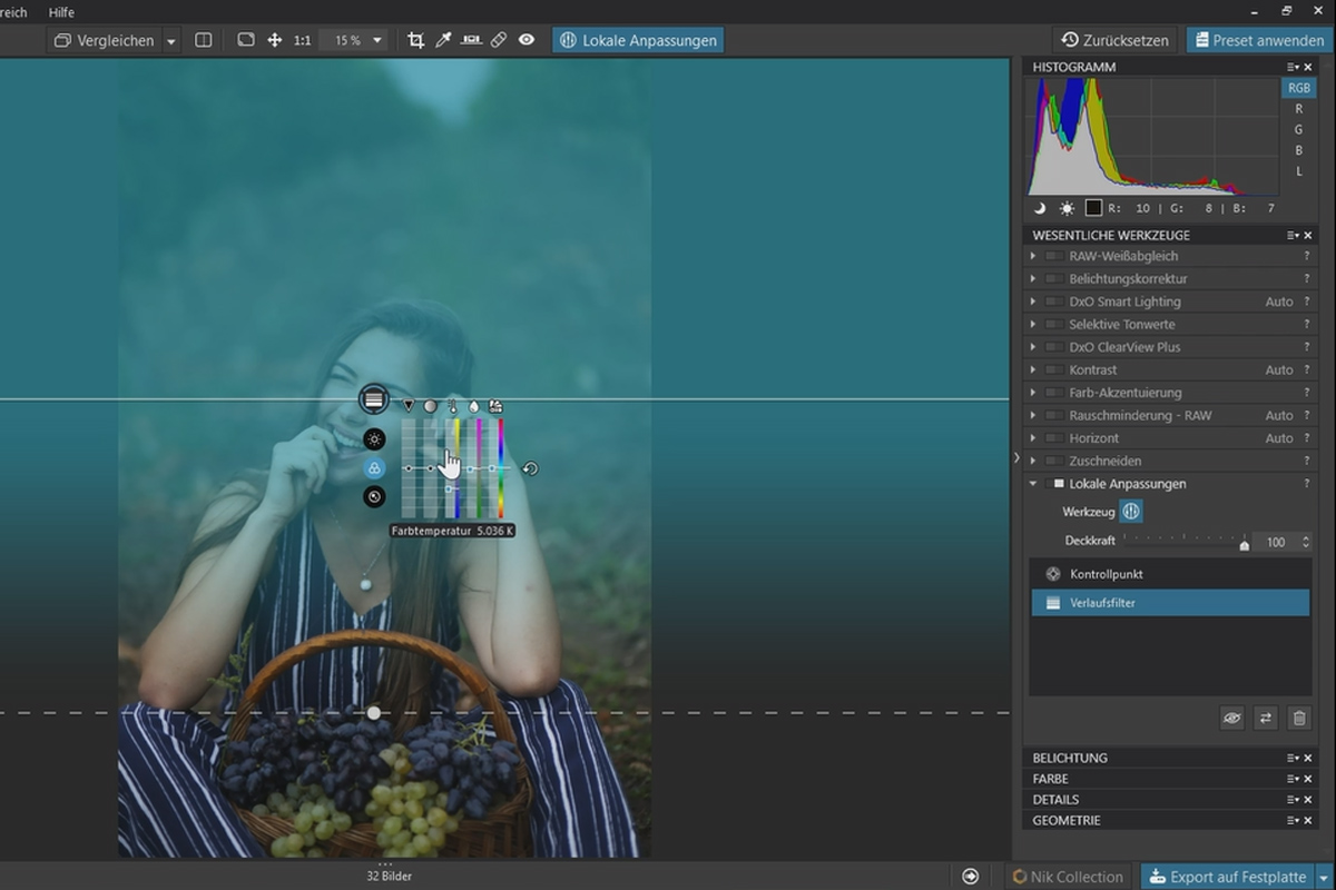 DxO PhotoLab-Tutorial: 7 | Yerel Ayarlar