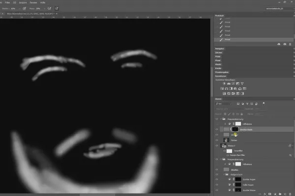 Separazione delle frequenze in Photoshop - 35 accentuazioni