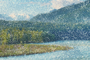 Pointillismus - digitale Maleffekte im Punktierstil