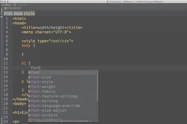 Základy HTML, CSS a JavaScript - Stanovit velikost písma 35.