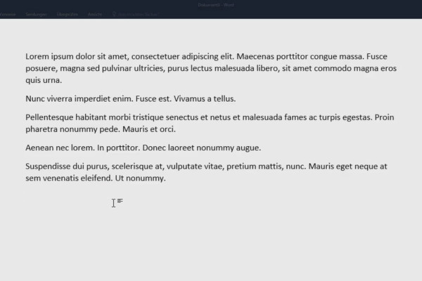 Meglio in Word: Diventa un eroe dei documenti - Crea un file di esempio con bordi e Lorem 35