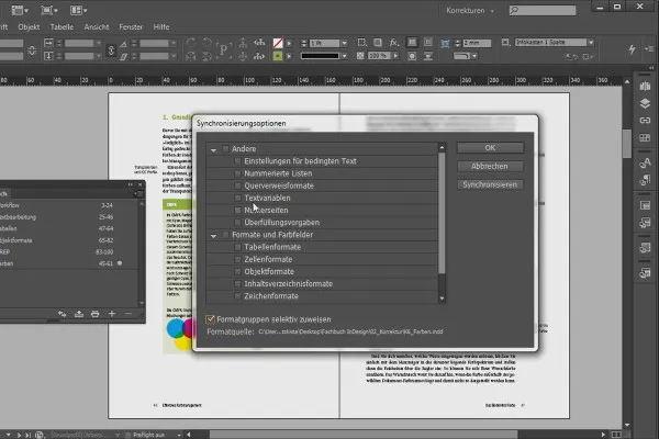 Великі проекти в Adobe InDesign - 4.07 - Синхронізація