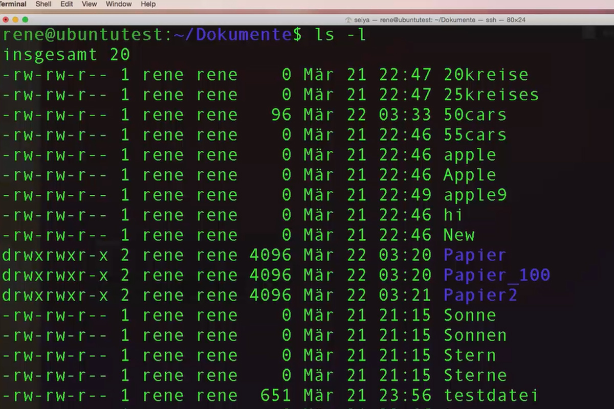Linux für Einsteiger – 7.2 Zugriffsrechte auf Dateien und Ordner