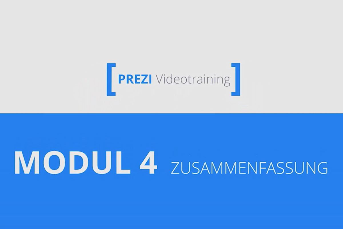 Prezi pour débutants - des présentations qui inspirent - 4.11 Résumé
