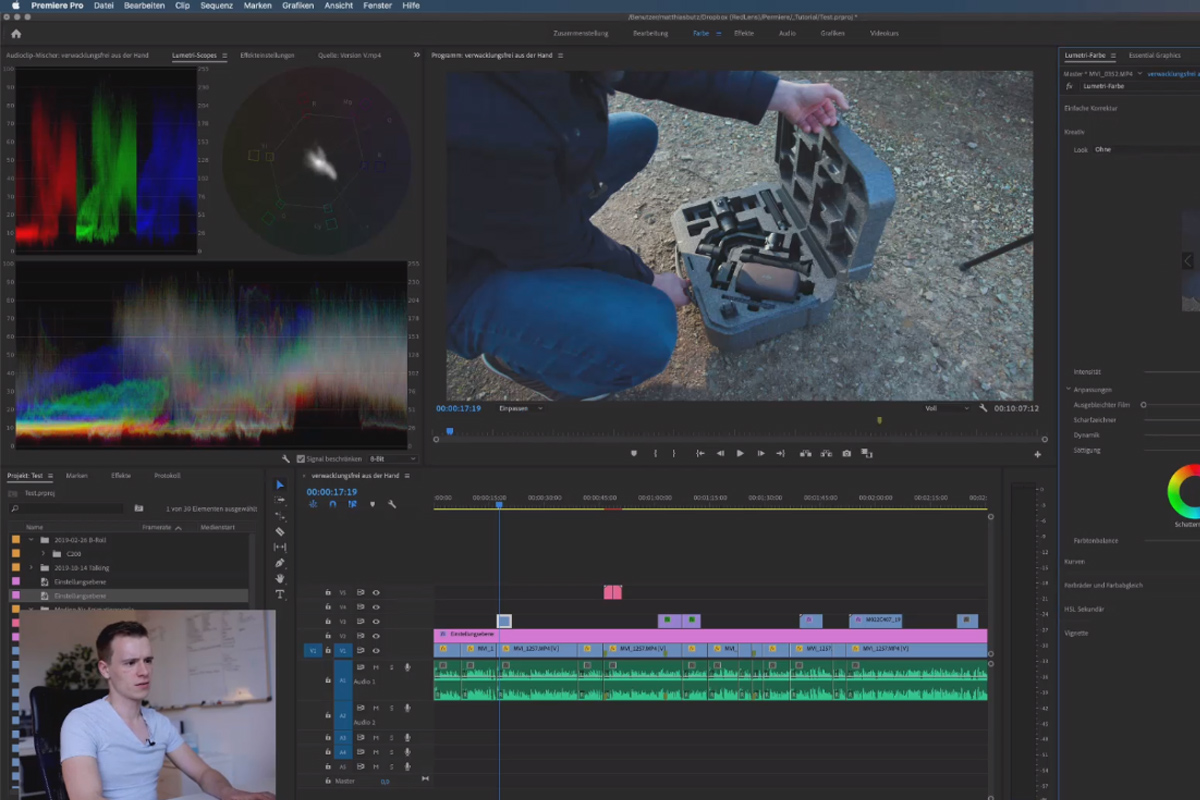 Premiere Pro CC eğitimi: 4.14 | Çözüm: Color Grading B-Roll