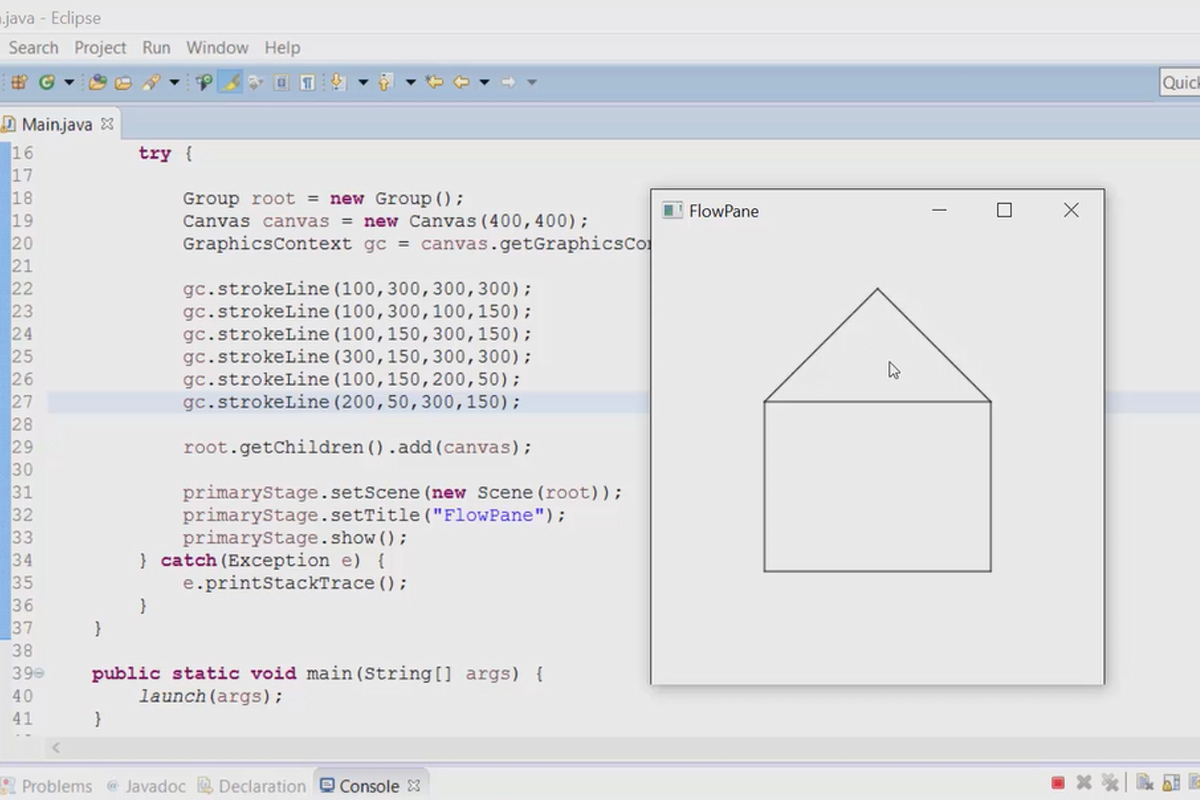 JavaFX para el desarrollo de GUI - 36 Line (desafío)