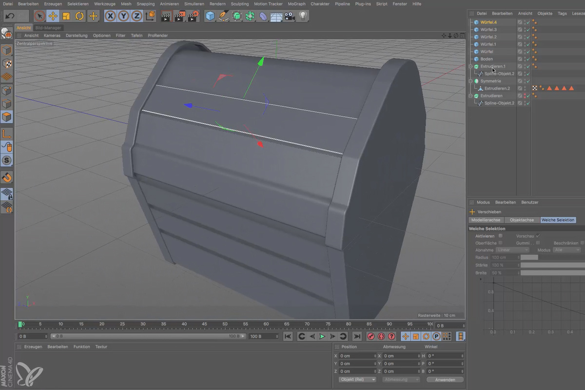 Cinema 4D för nybörjare - 3D-praxis: 6.4 Kylribbor
