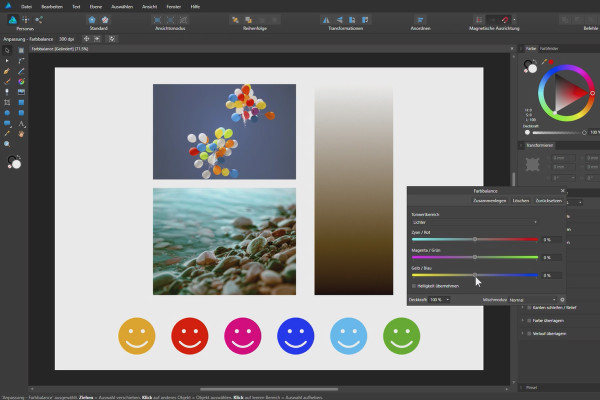 Affinity Designer Tutorial - Basics: 5.9 | Color Balance