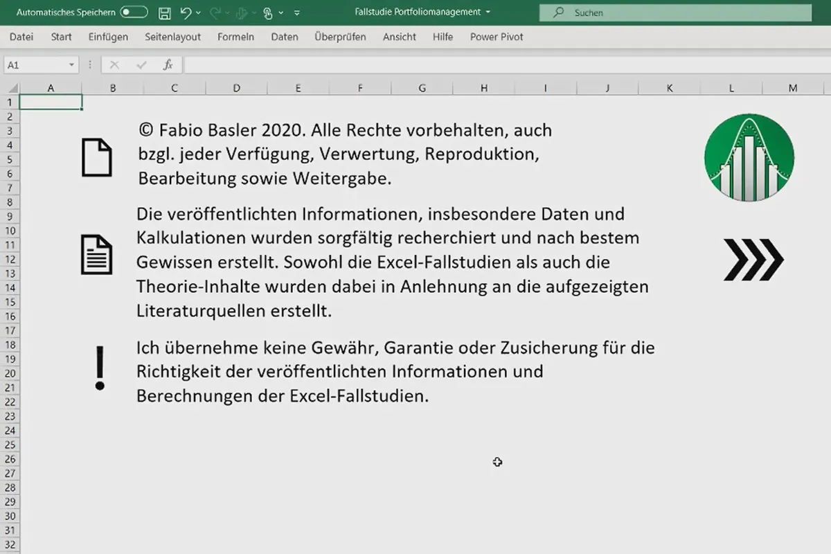 Statistik mit Excel: 1.2 Einführung Fallstudiensammlung