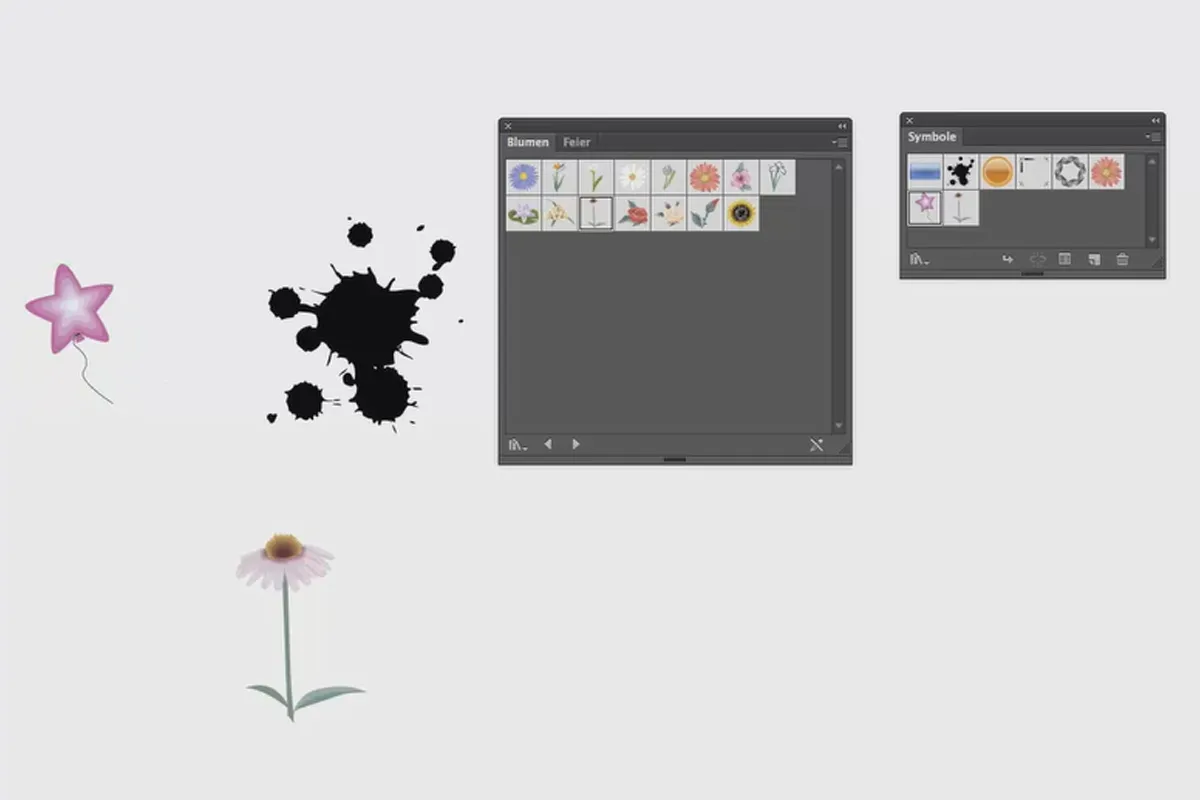 Illustrator für Einsteiger & Aufsteiger – 5.5 Die Symbol-Palette
