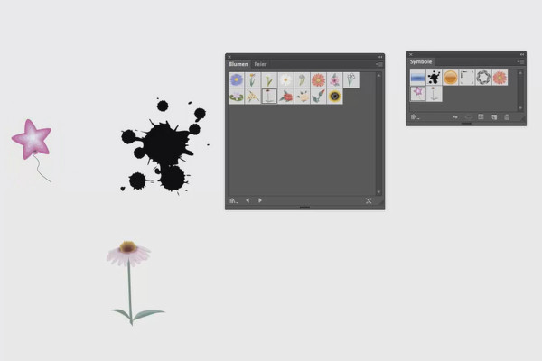 Illustrator para principiantes e intermedios - 5.5 La paleta de símbolos