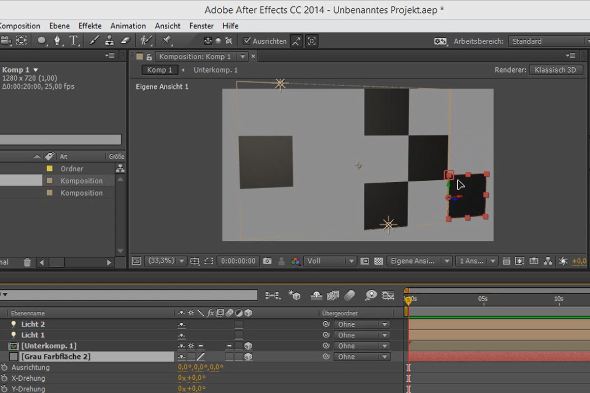Tips och tricks för 3D i After Effects: Snapping