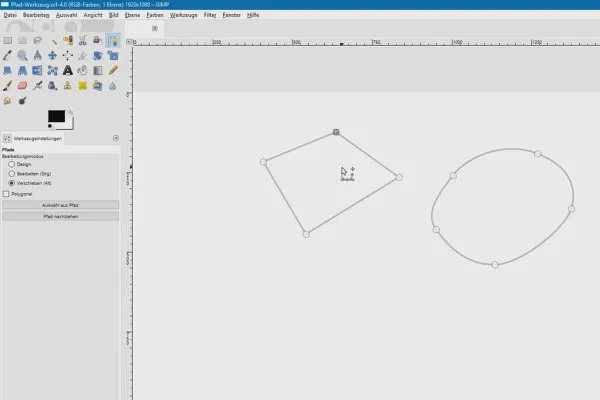 Bildbearbeitung mit GIMP: das Tutorial für Einsteiger – 36 Pfad-Werkzeug