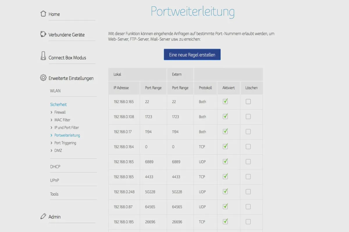 OpenVPN verstehen und einrichten – sicher im Netzwerk: 6.1 Portweiterleitung für lokalen Server