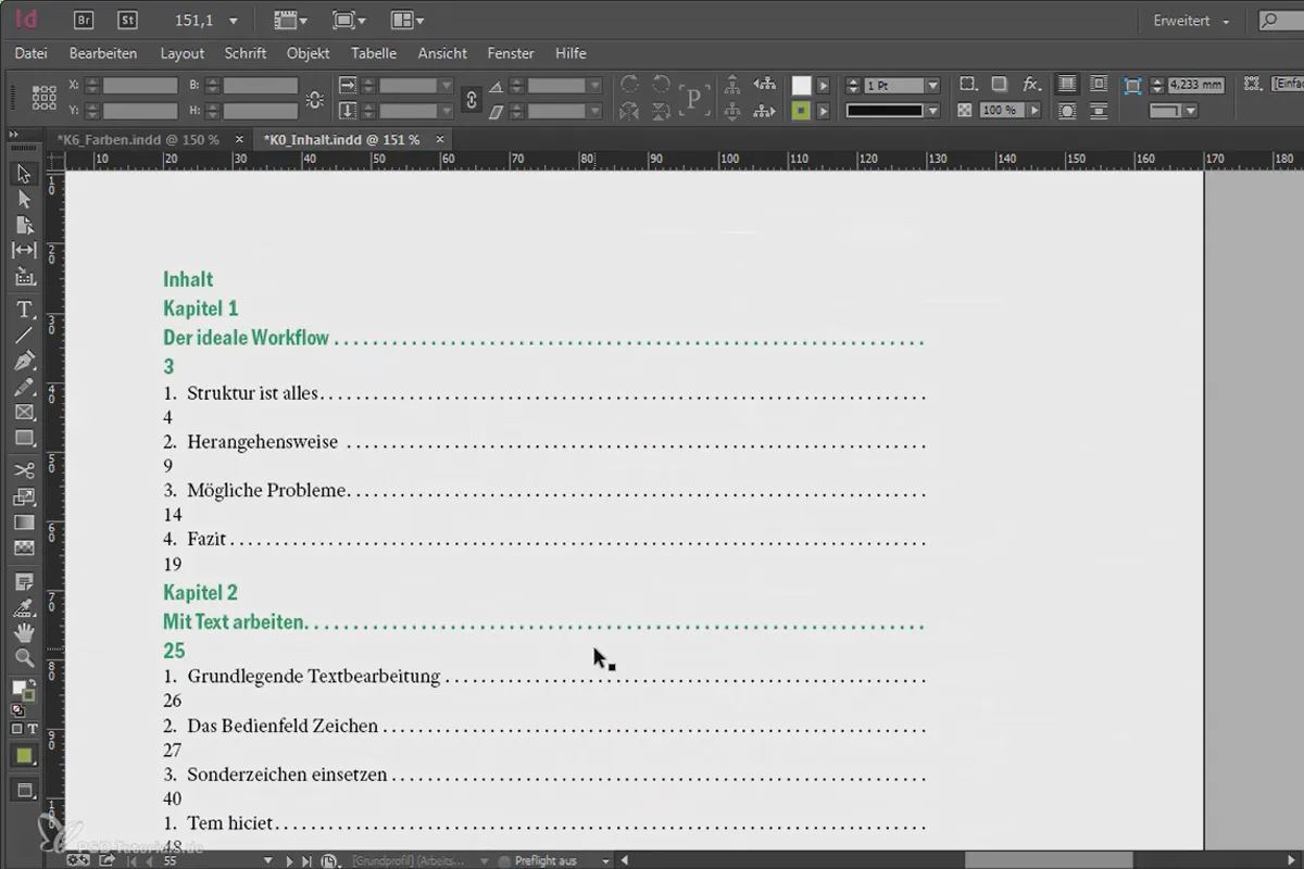 Великі проекти в Adobe InDesign - 5.02 - Зміст (Книга)