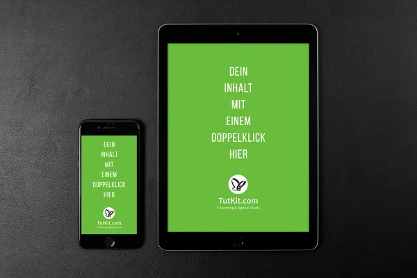 Mockup con tablet (iPad) e smartphone (iPhone) - Versione 8.