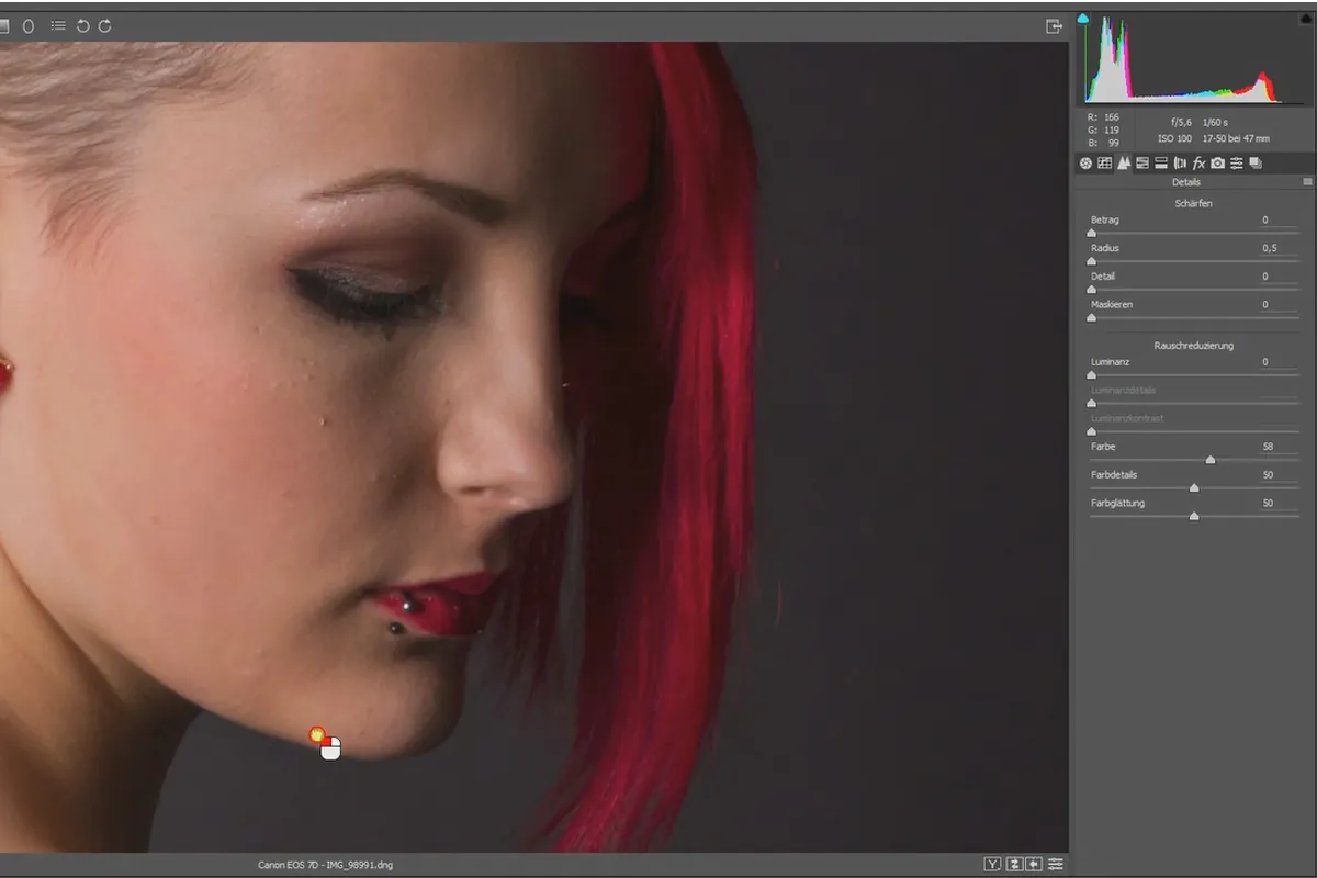 Separazione delle frequenze in Photoshop - Sviluppo Raw 37