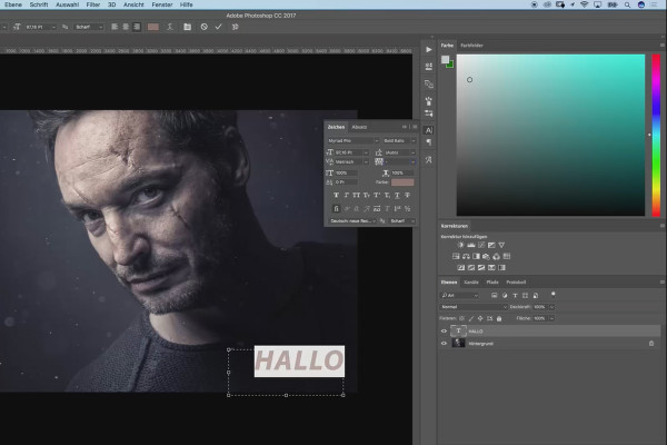 Photoshop para principiantes e intermedios - 4.14 Herramienta de texto