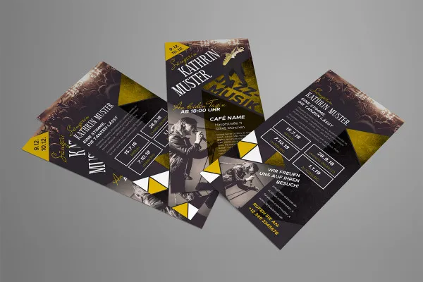 Design-Vorlagen für Musiker & Bands – Vol. 2: Flyer
